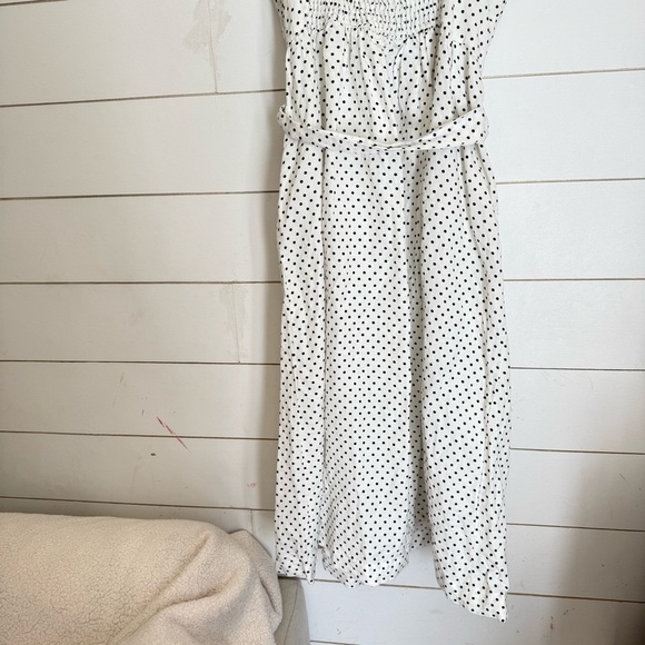 Polka Dot Tie-Waist Midi Dress - kate spade New York - Picture 15 of 15